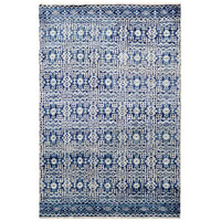 Royal Handknotted Wool Rug - Jaipur - Blue