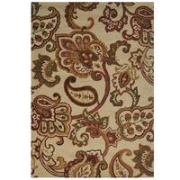 Handmade Wool Rug-202205-Beige Multi