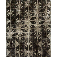 Luxurious Handmade Wool & Viscose Lisbon Rug - 5060 - Grey