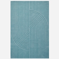 Contemporary Handwoven Wool Rug-Mavis 6363-Cashmere Blue-160x230cm