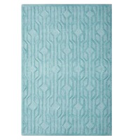 Contemporary Handwoven Wool Rug-Mavis 6371-Cashmere Blue