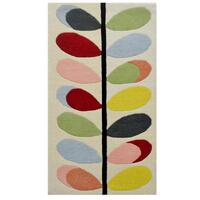 Modern Handmade Wool & Viscose Rug - Marco 6251 - Fawn Multi