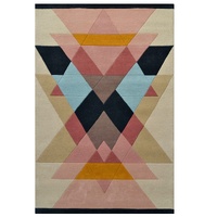 Modern Handmade Wool Rug-Pyramid 6409-Multi