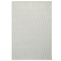 Modern Contemporary Wool Rug-Textures 6387-Ivory-110x160cm