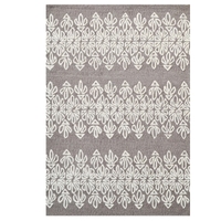 Modern Handmade Wool Rug-Tusk 6270-Brown/Ivory