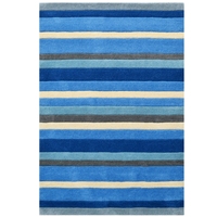 Designer Handmade Xylo Wool Rug-6295-Blue