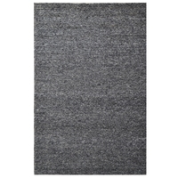 Designer Handwoven Wool Rug-Beads 6372-Charcoal-110x160cm