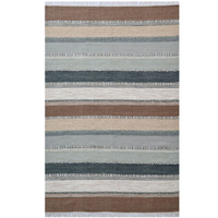 Handwoven Woollen Durrie Rug - Clay 6254