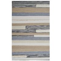 Designer Handwoven Wool Rug-Lama 6288-Natural