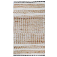 Handwoven Wool & Jute Rug-Lima 6334-Ivory/Natural