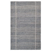 Handwoven Natural Mizo Rug-6318-Silver