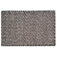 Handwoven Chunky Wool Rug - Jelly Bean - Brown