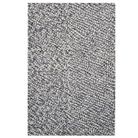 Handwoven Trendy Wool Rug-Jelly Bean-Grey