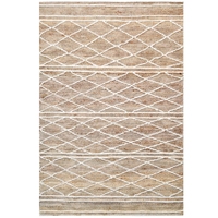 Designer Natural Jute Rug-Andes 1122-Natural/Ivory