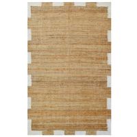 Handwoven Natural Jute Rug - Dash 1099 - Natural/Cream