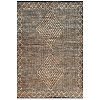 Handwoven Natural Jute Rug-Jamaica 1102-Natural