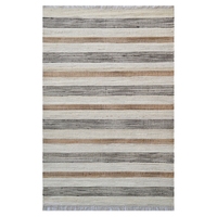 Handwoven Natural Jute Rug-Peru 1110-Natural