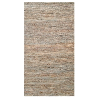 Handwoven Natural Jute Rug-Kerala 6001-Natural/Silver