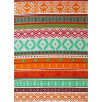 Reversible Outdoor Rugs - Chatai-2640-Orange Multi