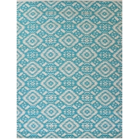 Reversible Outdoor Rugs - Chatai-Boheme-2-Aqua