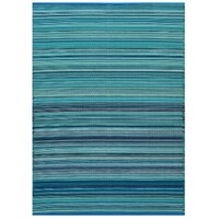 Alfresco Reversible Outdoor Mat - Rondo - Blue